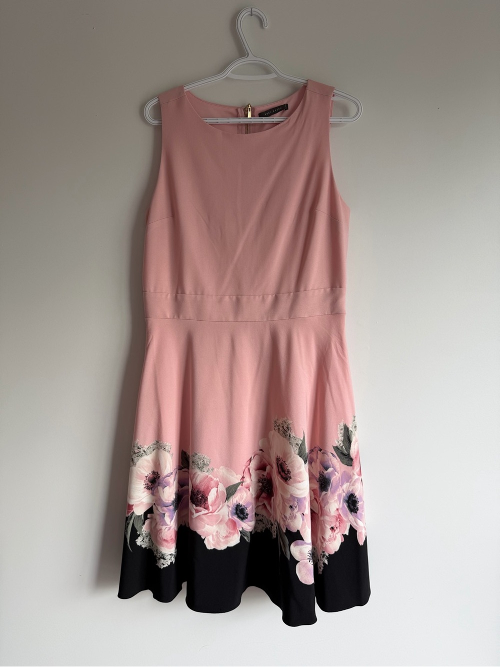 Suzy Shier Pink Floral Fit & Flare Dress | Feminine Occasion Dress | NWT | Large